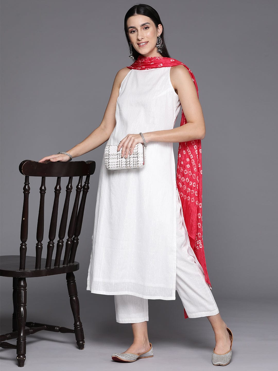 Pure Cotton Halter Neck Midi Orange Dress Hand Block Printed | Indiehaat –  Indiehaat.com